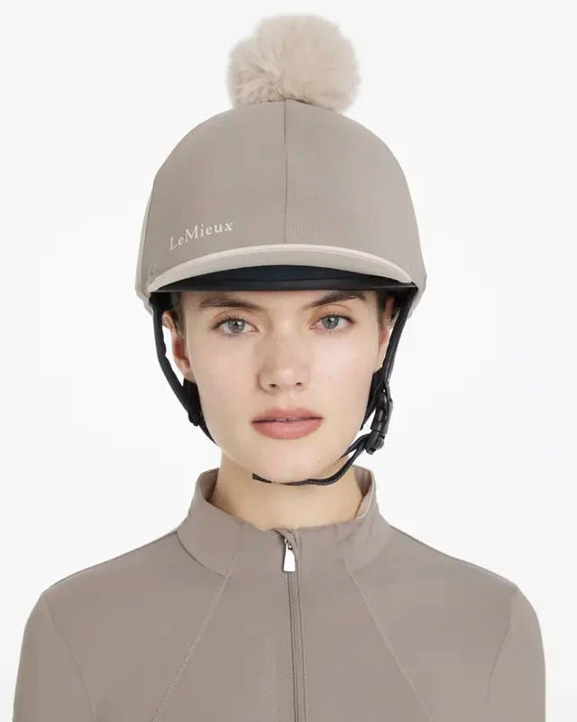 LeMieux Pom Hat Silk Pecan/Stone