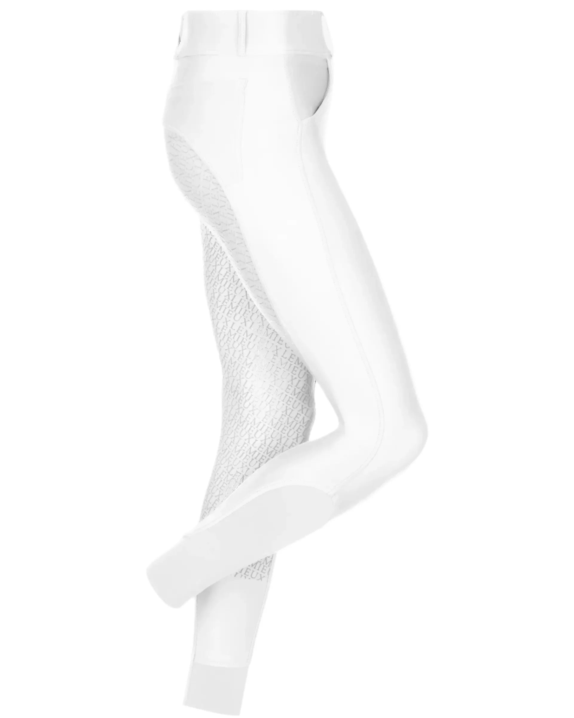 LeMieux Demi Pull On Breggings Full Seat White UK16