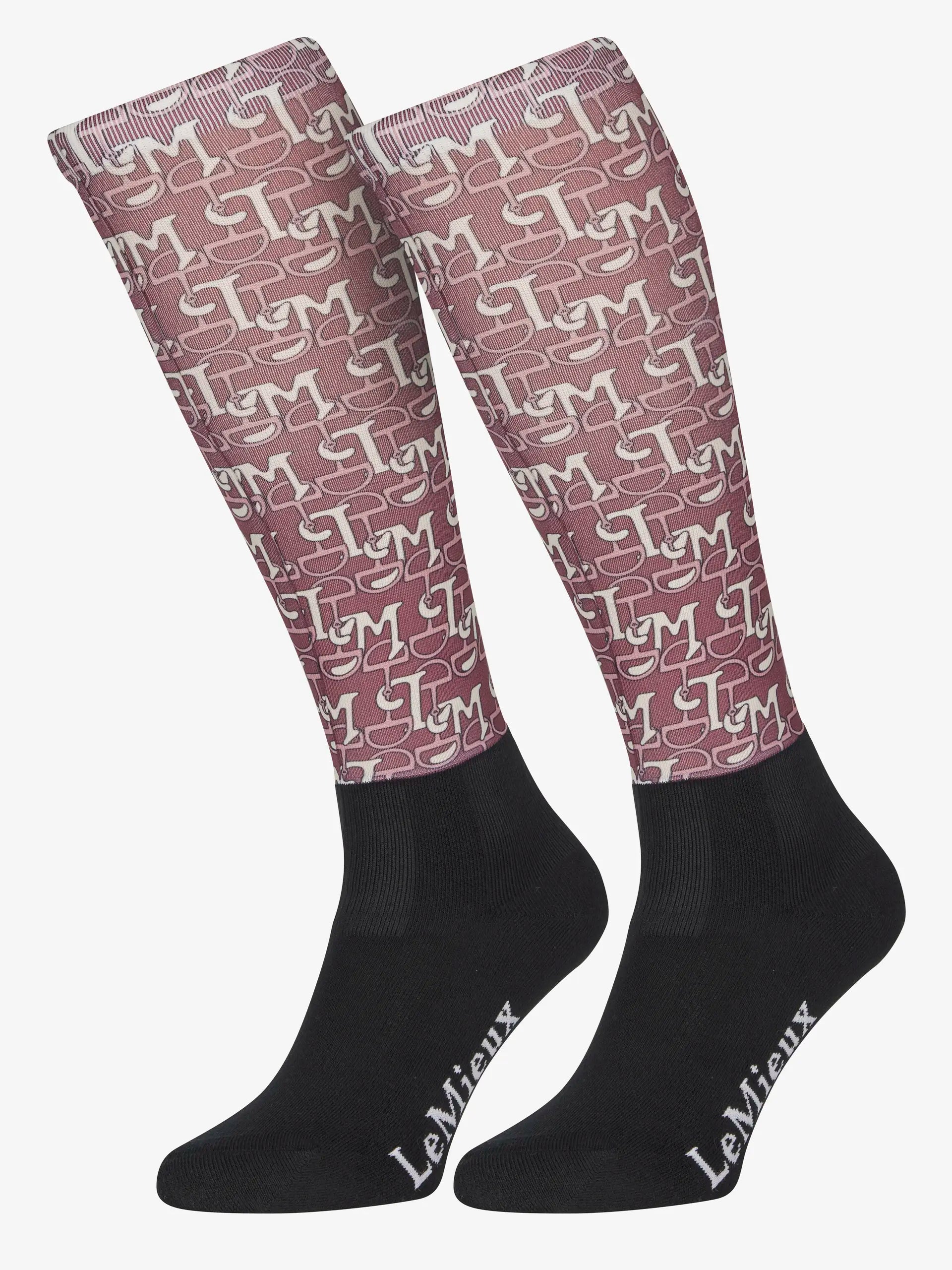LeMieux Footsie Socks LM Orchid Junior