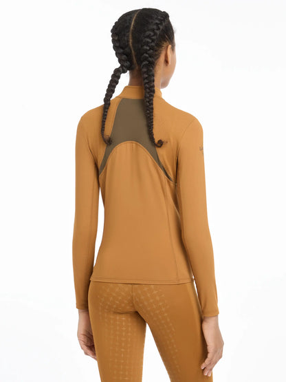 LeMieux Young Rider Mia Mesh Base Layer Ginger