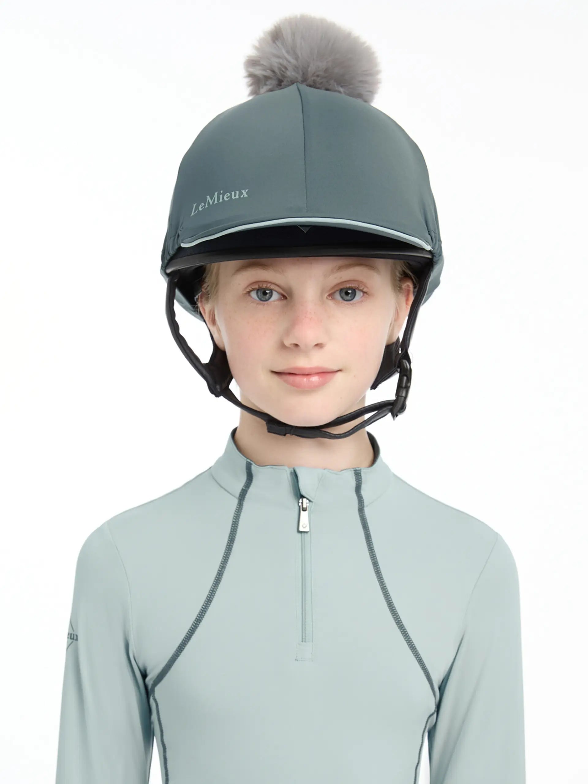 LeMieux Pippa Hat Silk Petrol