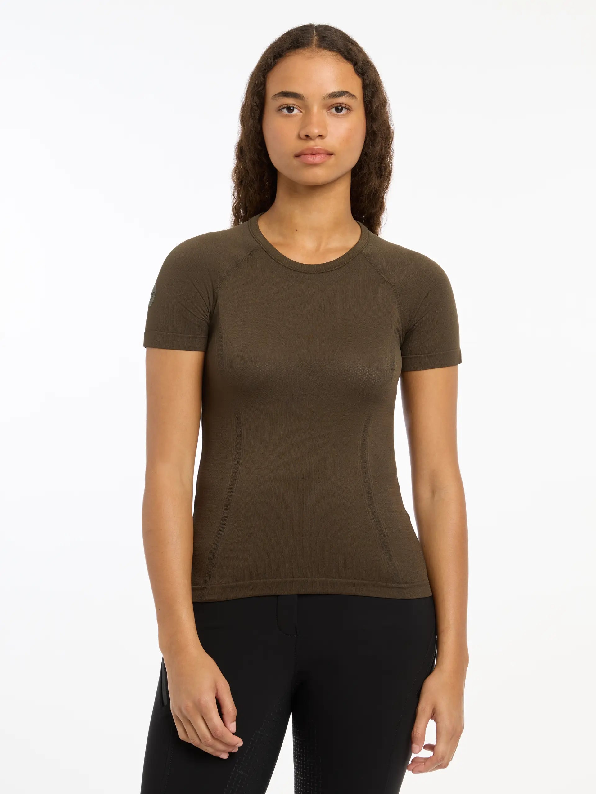LeMieux Britney Seamless Short Sleeve Top Alpine