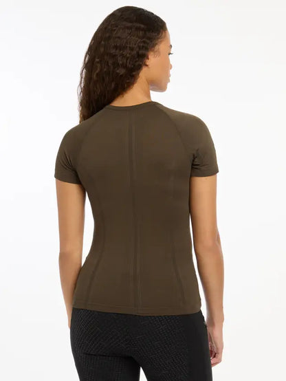 LeMieux Britney Seamless Short Sleeve Top Alpine