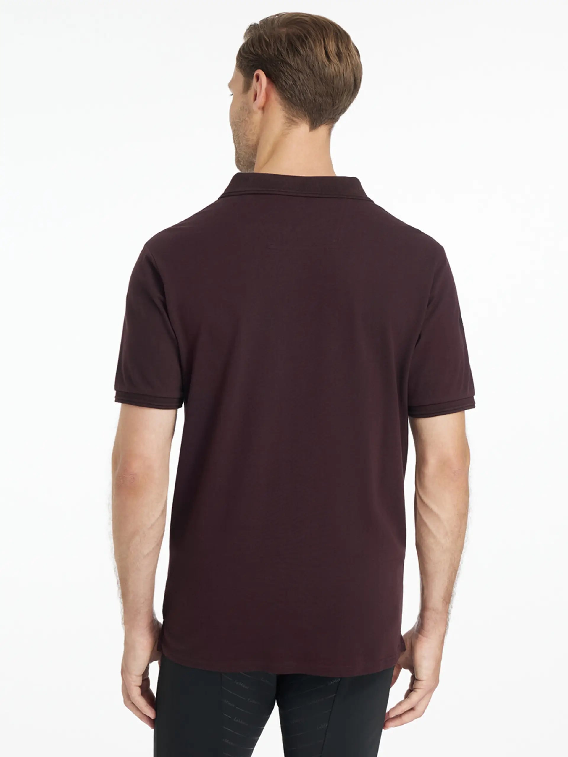 LeMieux Mens Classique Polo Shirt Damson