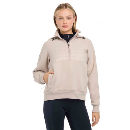 LeMieux Harley Hybrid Hoodie Stone