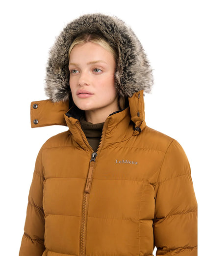 LeMieux Harper Longline Puffer Coat Ginger