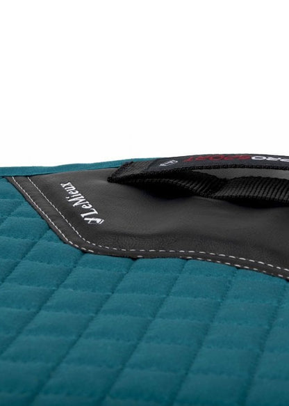 LeMieux Suede Close Contact Square Peacock S/M