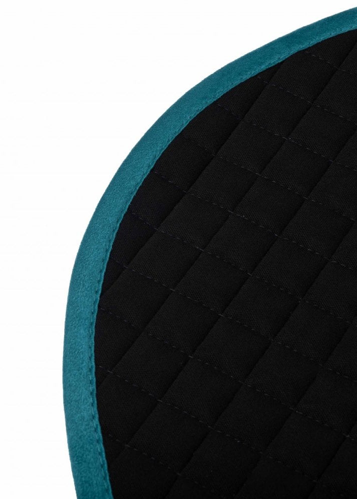 LeMieux Suede Close Contact Square Peacock S/M