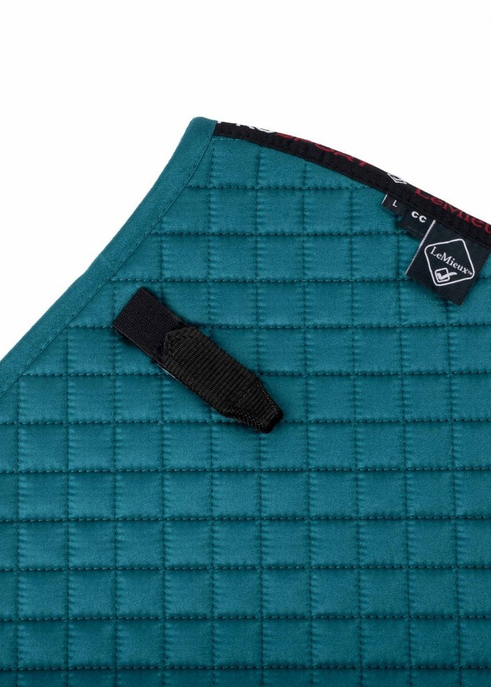 LeMieux Suede Close Contact Square Peacock S/M