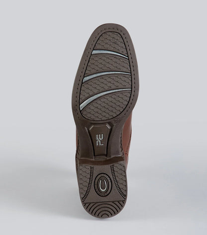 Premier Equine Loxley Ladies Leather Paddock/Riding Boot Brown