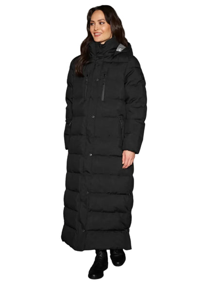 Mountain Horse Quinn Long Padded Coat Black XS (UK6-8)