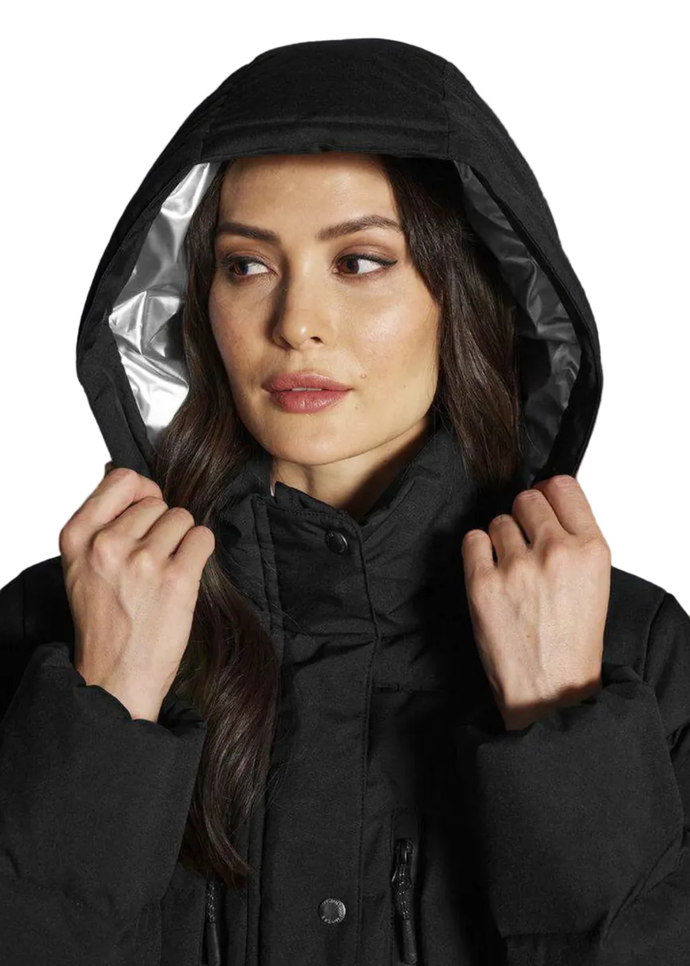 Mountain Horse Quinn Long Padded Coat Black XS (UK6-8)