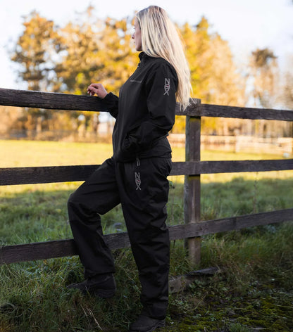 Premier Equine Nox Duo Waterproof Trousers Black 32" (UK16)