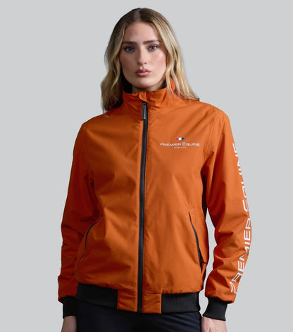 Premier Equine Omnia Womens Waterproof Riding Jacket Burnt Orange UK12