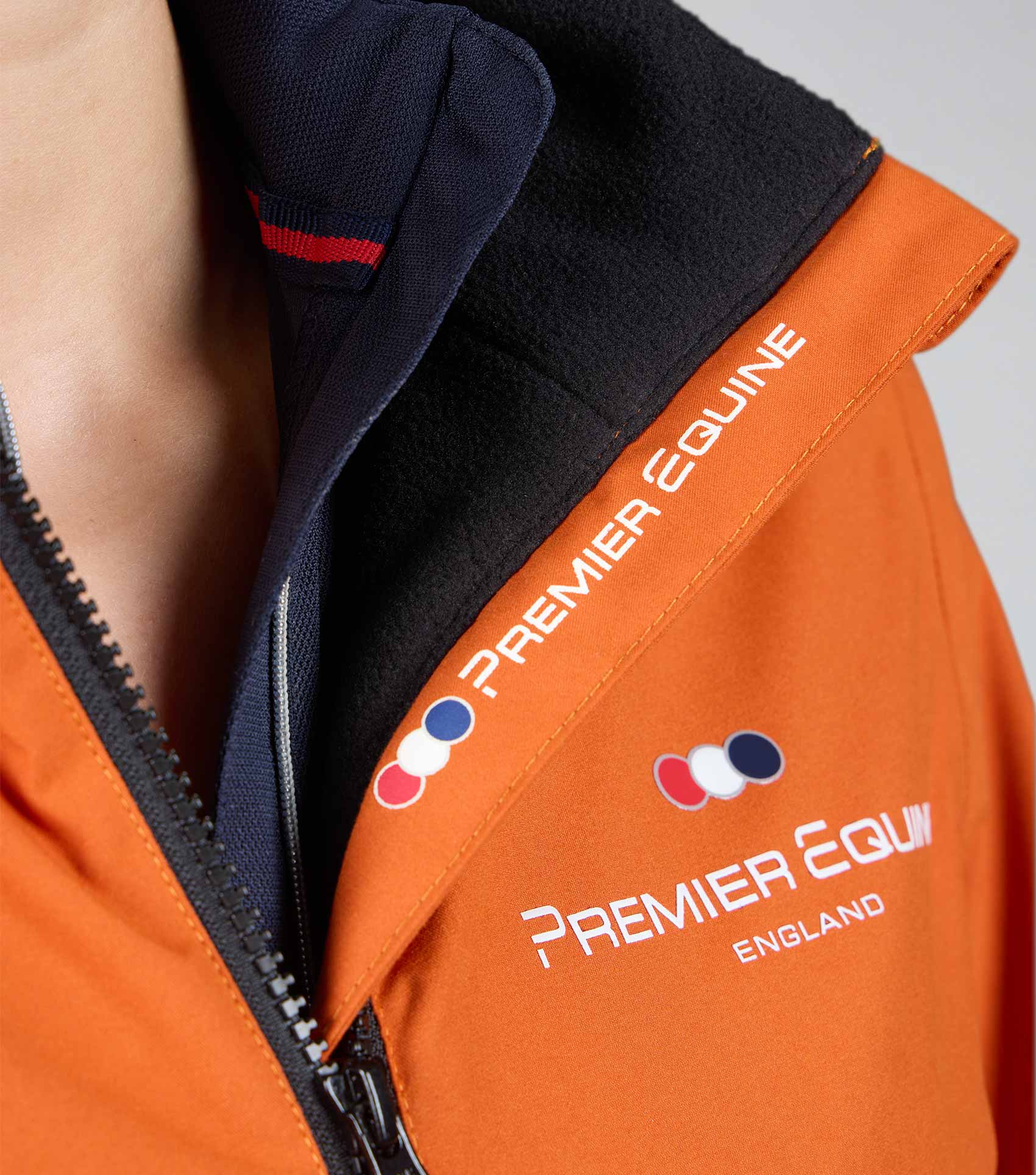 Premier Equine Omnia Womens Waterproof Riding Jacket Burnt Orange UK12