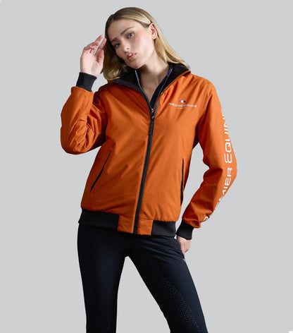 Premier Equine Omnia Womens Waterproof Riding Jacket Burnt Orange UK12