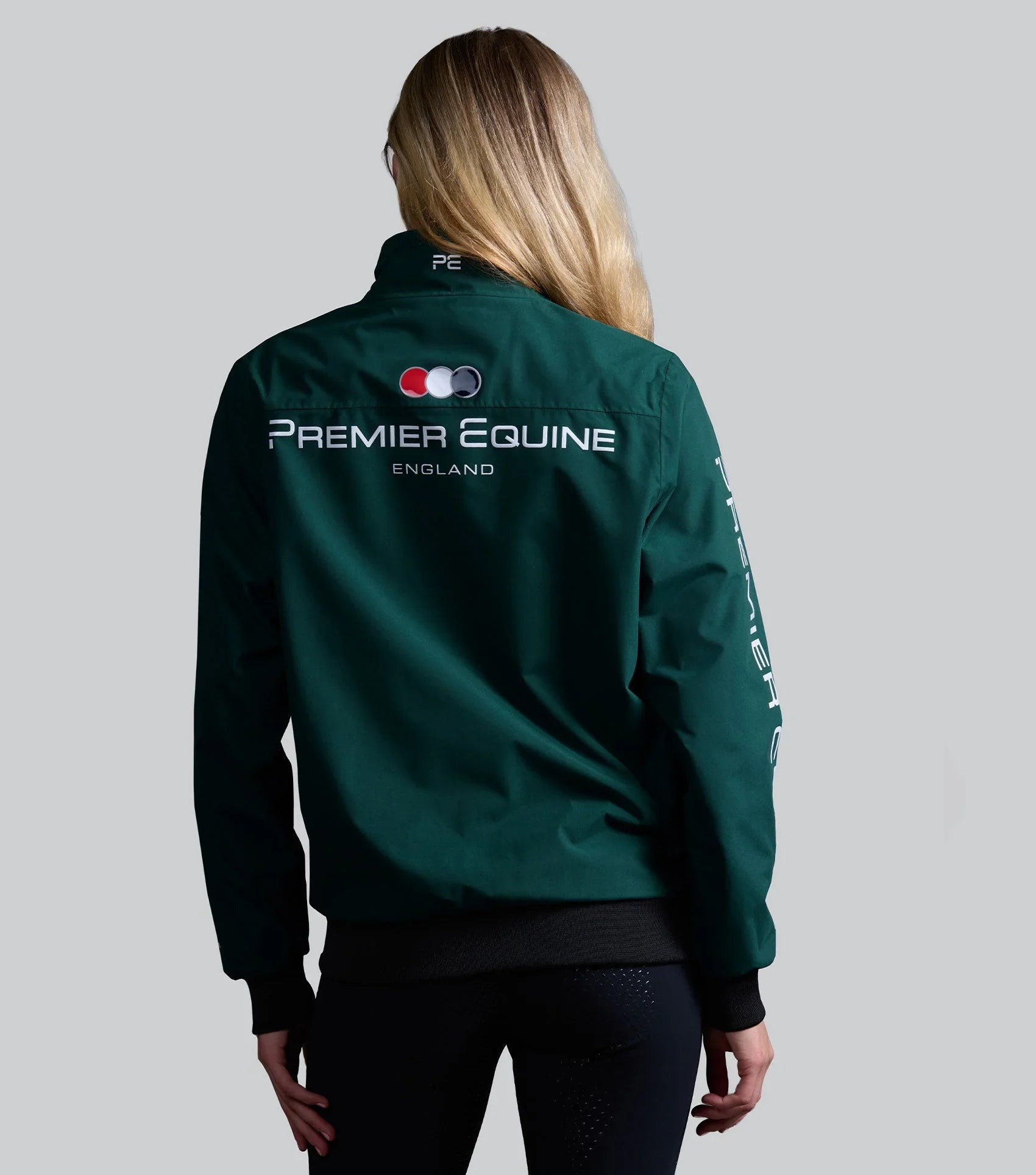 Premier Equine Omnia Womens Waterproof Riding Jacket Green