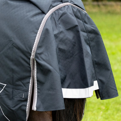 DefenceX Shield 50g Turnout Rug with Detachable Neck Navy 6'0"