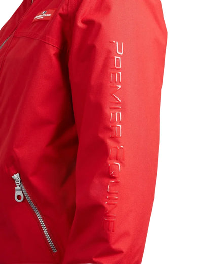 Premier Equine Pro Rider Unisex Waterproof Riding Jacket Red XXL (UK18)