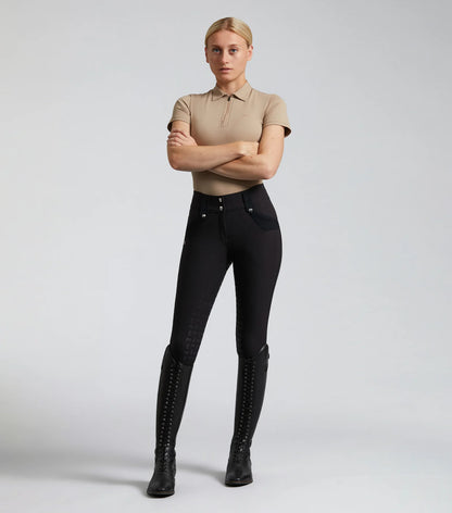 Premier Equine Torino Ladies Full Seat Gel Riding Breeches Black