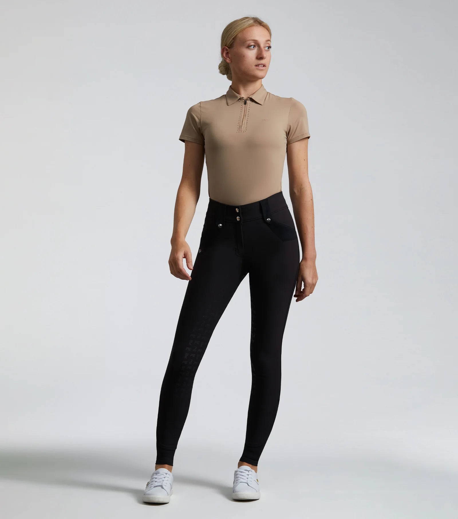 Premier Equine Torino Ladies Full Seat Gel Riding Breeches Black