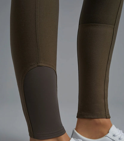 Premier Equine Virtue Ladies Full Seat Gel Riding Breeches Dark Olive
